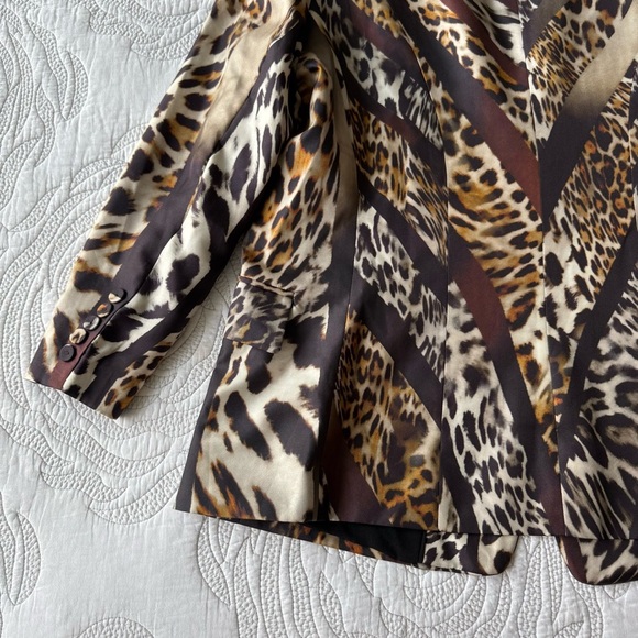 Kobi Halperin - Mackenzie Silk Jacket - Mixed Animal Print - Picture 13 of 13